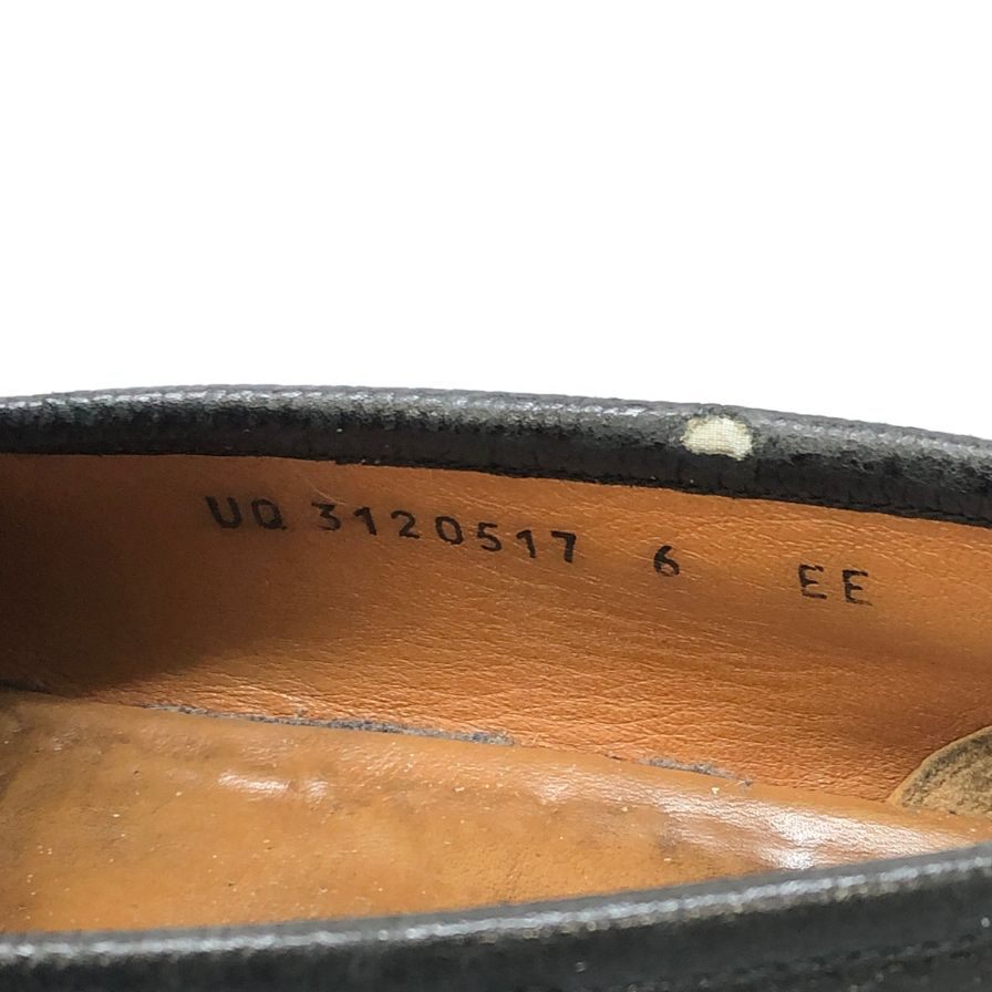 フェラガモ ビットローファー グレインレザー ガンチーニ金具 メンズ サイズ6EE ブラック Ferragamo 約24.5cm【AFC8】