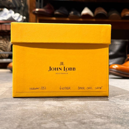 ジョンロブ レザーシューズ ウィリアム ダブルモンク カーフ 9795Rラスト サイズUK6E メンズ ブラウン JOHN LOBB ビジネスシューズ 約24.5cm【LA】【中古】