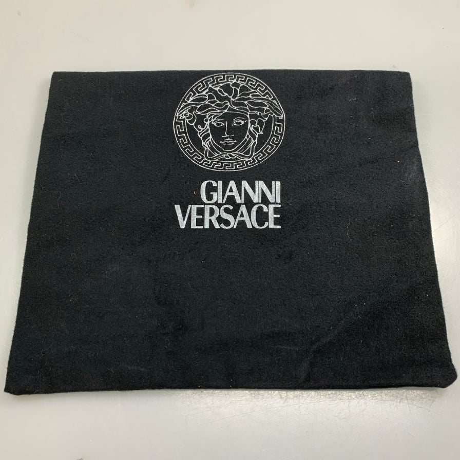 ヴェルサーチ クラシック レザーシューズ ブラック メンズ サイズ 40.5 VERSACE CLASSIC 約25.5cm【AFC41-2】