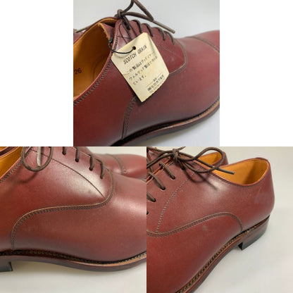 スコッチグレイン パンチドキャップトゥ カーフ バーガンディ サイズ26EEE SCOTCHGRAIN ビジネスシューズ 約26.0cm【LA】【中古】