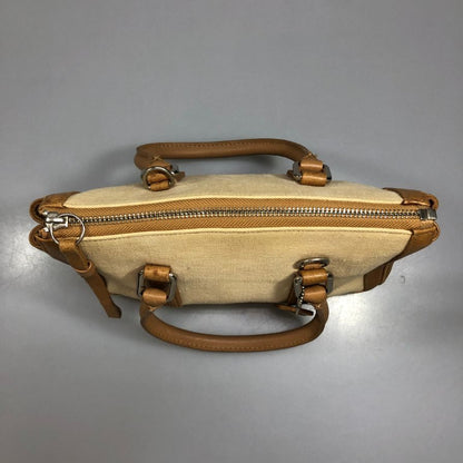 コーチ ショルダーバッグ 2WAY キャンバス×レザー ベージュ レディース 9436 COACH【AFE6】