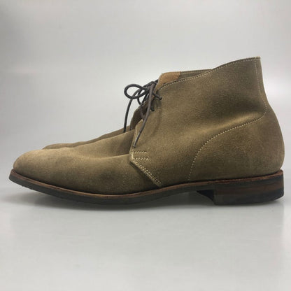 クロケット＆ジョーンズ チャッカ ブーツ スウェード メンズ ブラウン サイズ6ハーフ Crockett & Jones 約24.5cm【AFC47】