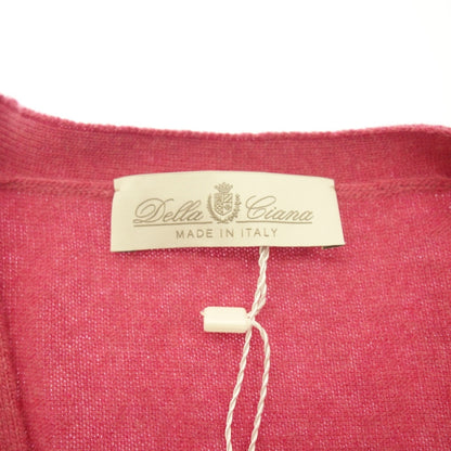 Like new◆Della Ciana Cardigan Cashmere x Wool Men's Size 60 Pink Della Ciana [AFB15] 