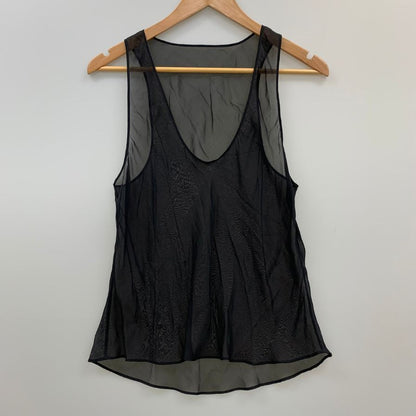極美品◆トムフォード 長袖 トップス リネン100% レディース サイズ44 ブラック TOM FORD 【AFB1】
