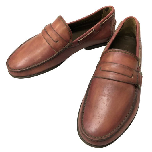 ベルルッティ パティーヌレザー ローファー 3211  ボルドー系 サイズ6 メンズ  Berluti 約24.5cm【AFC43】