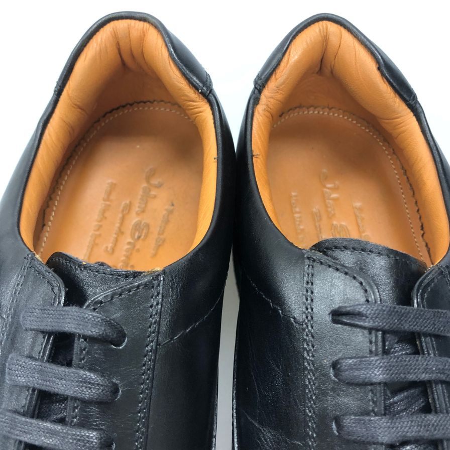 ジャランスリウァヤ レザースニーカー インテリジェンス シューズ 210306 カーフ ブラック サイズ7 メンズ Jalan Sriwijaya Intelligence Shoes 約25.5cm【AFD15-2】