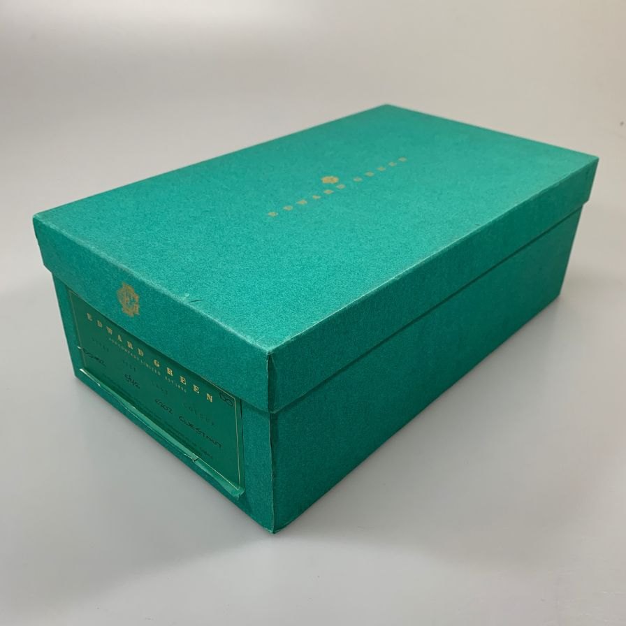 エドワードグリーン ドーバー 旧ロゴ 202ラスト UK5.5 ダークオークアンティーク EDWARD GREEN ビジネスシューズ 約24.5cm【LA】【中古】