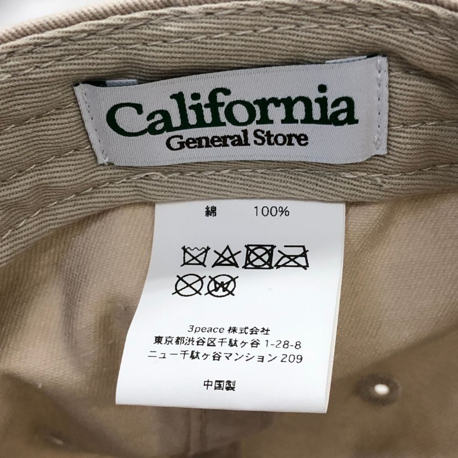 カリフォルニアジェネラルストア キャップ ベージュ ユニセックス California General Store【AFI20】【中古】