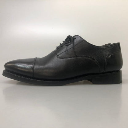 スーツセレクト レザーシューズ ストレートチップ DO-11 カーフ メンズ ブラック サイズ25cm SUIT SELECT 約25.0cm【AFC30】