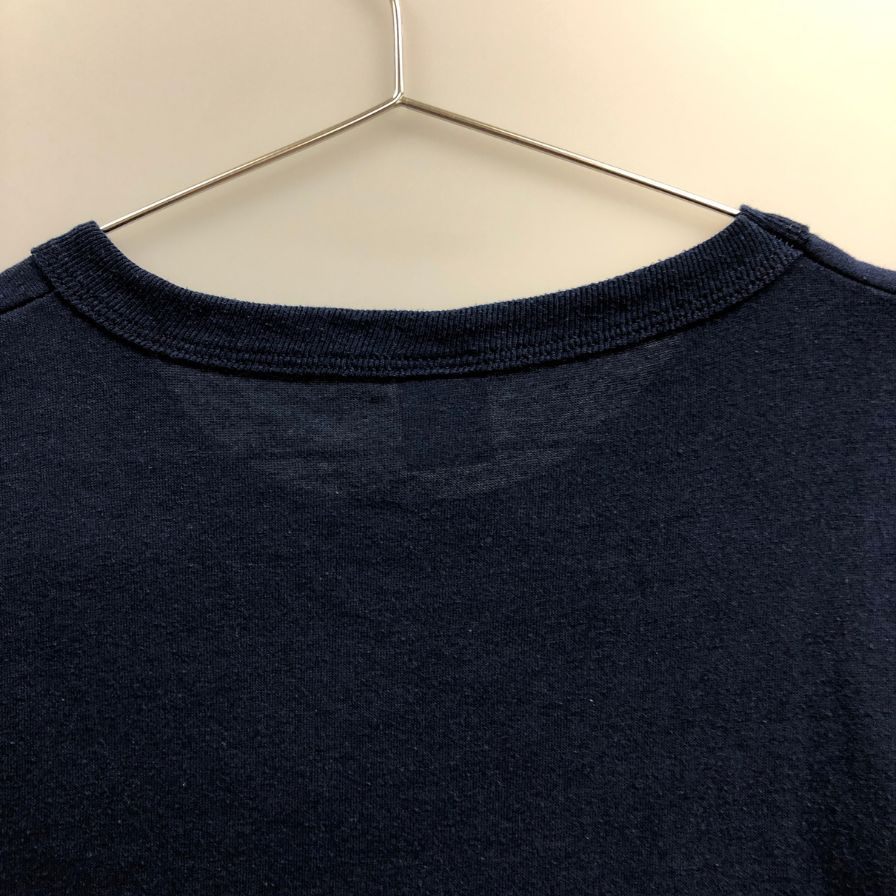 中古◆ラッセル Tシャツ 90年代 コットン USA製 ネイビー メンズ サイズXL Russell 【AFB17】