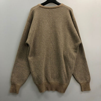 美品◆ニーマン マーカス エクスクルーシブ クルーネックニット カシミヤ ブラウン系 メンズ サイズM NEIMAN MARCUS 【AFB41】