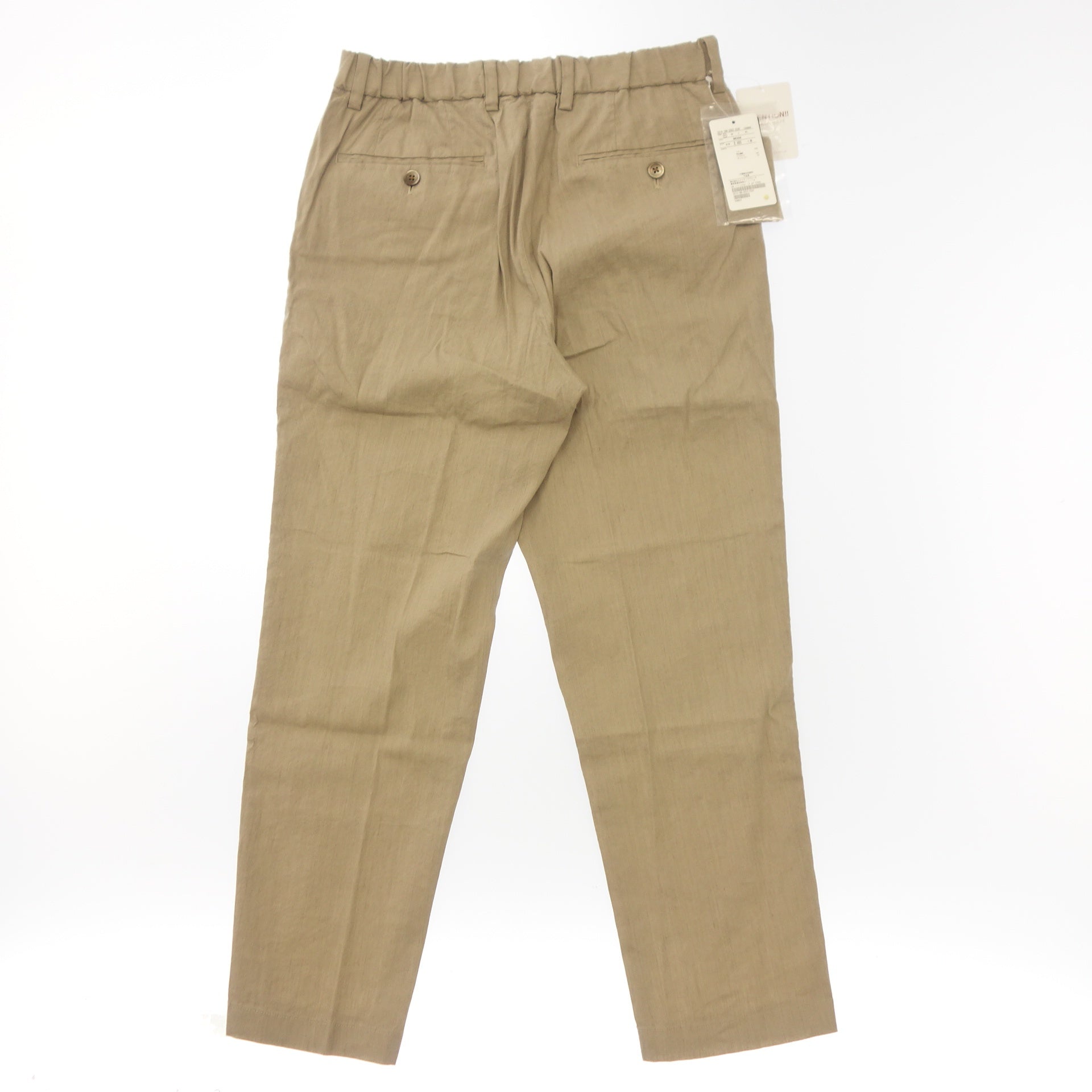 【GREEN LABEL RELAXING UNITED ARROWS】ベージュ 新品【GREEN LABEL RELAXING】ビエラルーズバンドカラーシャツ
