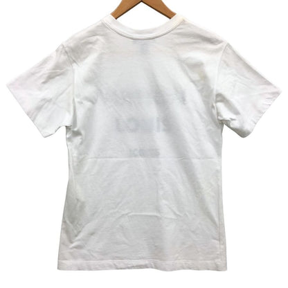 中古◆ルイヴィトン チェーン ロゴ 半袖Tシャツ レディース サイズS ホワイト RW211W LCT FITS02 LOUIS VUITTON 【AFB21】