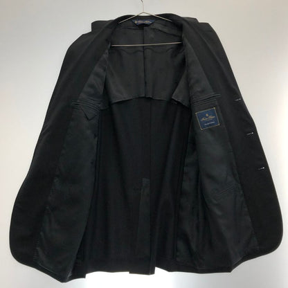 美品◆ブルックスブラザーズ トラディショナル 3B ボックスジャケット ウール100％ メンズ サイズ44レギュラー ブラック Brooks Brothers Traditional 【AFF23】