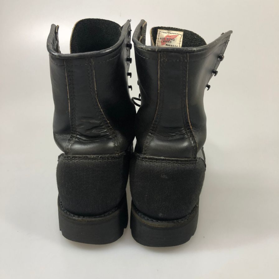 レッドウィング レザーブーツ 4420 PT91 スチールトゥ バリスティックナイロン アイアンレンジャー メンズ US7.5D ブラック REDWING 約25.5cm【AFC34】