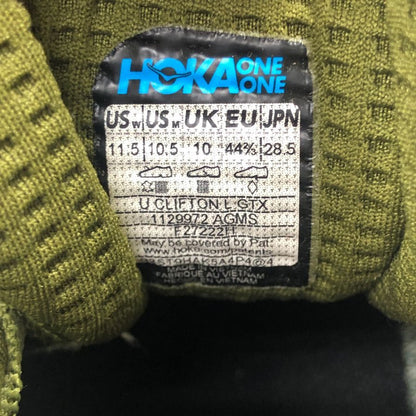 ホカ オネオネ 1129972 クリフトン L ゴアテックス スニーカー カーキ サイズ28.5㎝ HOKA ONEONE CLIFTON L GTX 約28.5cm【AFD4】