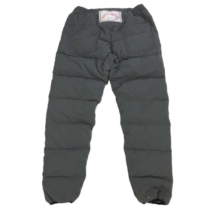 ネイタルデザイン x ナンガ ダウンパンツ グレー メンズS NATAL DESIGN NANGA 【AFB25】