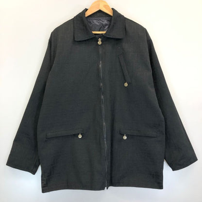 美品◆フェンディ ジーンズ リバーシブルブルゾン ズッカ柄 ブラック メンズ サイズ表記なし FENDI JEANS 【AFA6】