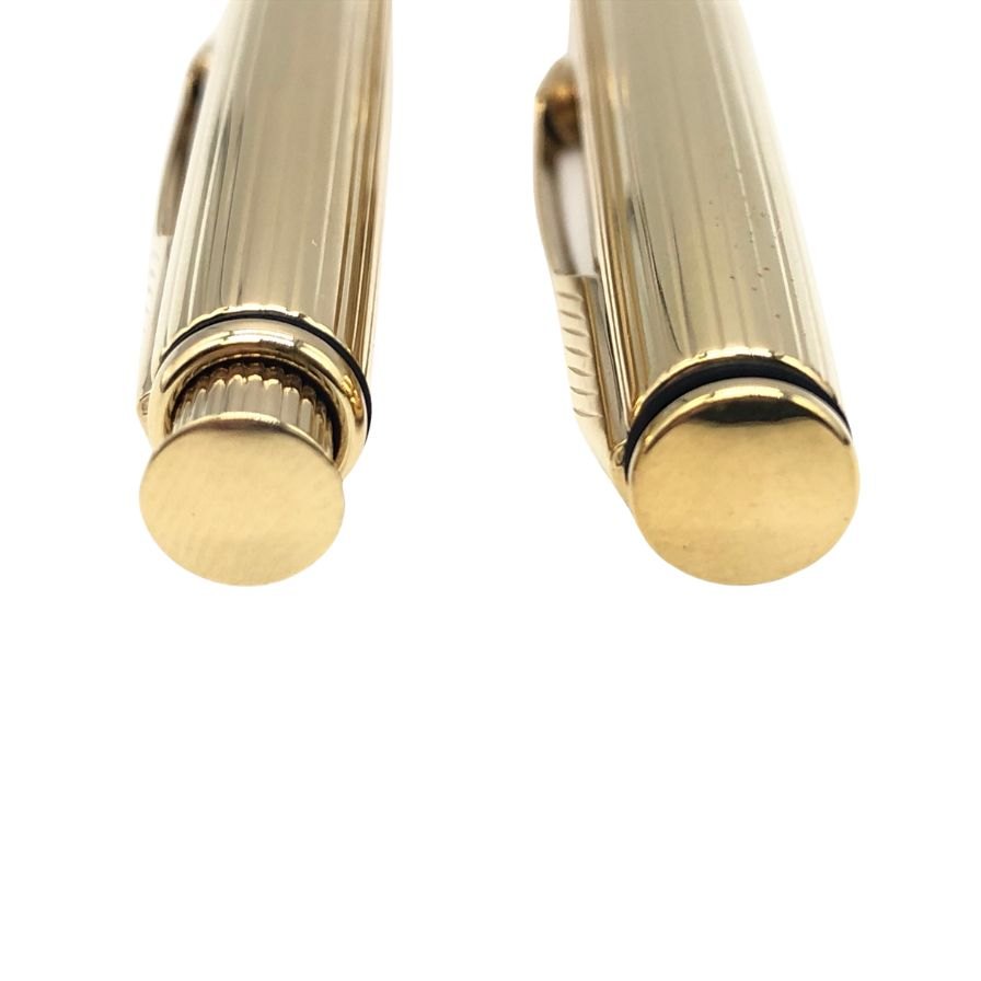 極美品 パーカー PARKER ゴールド ボールペン PL 刻印 フランス 希少 希少】PARKER パーカー ボールペン ゴールド フランス製 ※インク出渋り