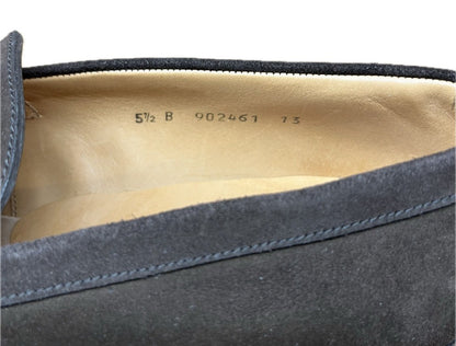 跟新品一样◆JMWESTON 皮鞋 Signature Loafers 180 麂皮棕色 5.5B JMWESTON [LA] 