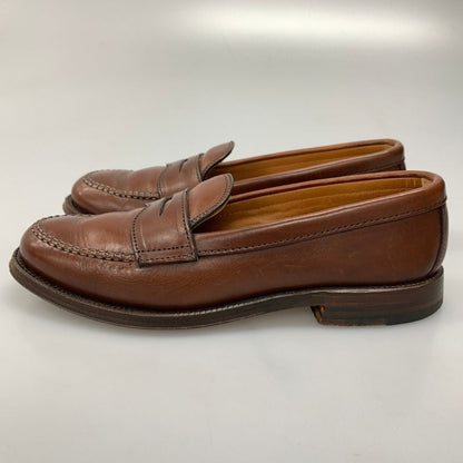 オールデン ユナイテッドアローズ コインローファー レザー 別注 ブラウン メンズ サイズ6 Alden UNITED ARROWS ローファー 約24.0cm【LA】【中古】