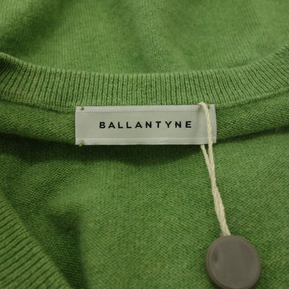 新品同様◆バランタイン ニット カシミア メンズ サイズ60 グリーン BALLANTYNE【AFB27】