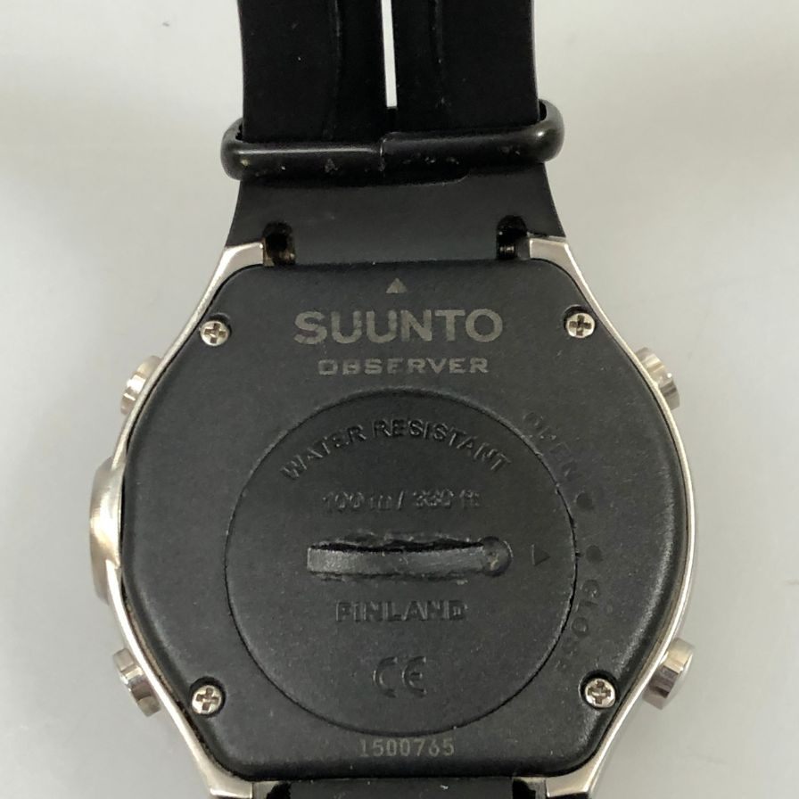 スント   オブザーバー ブラック＆シルバー 腕時計 suunto Observer【AFI7】