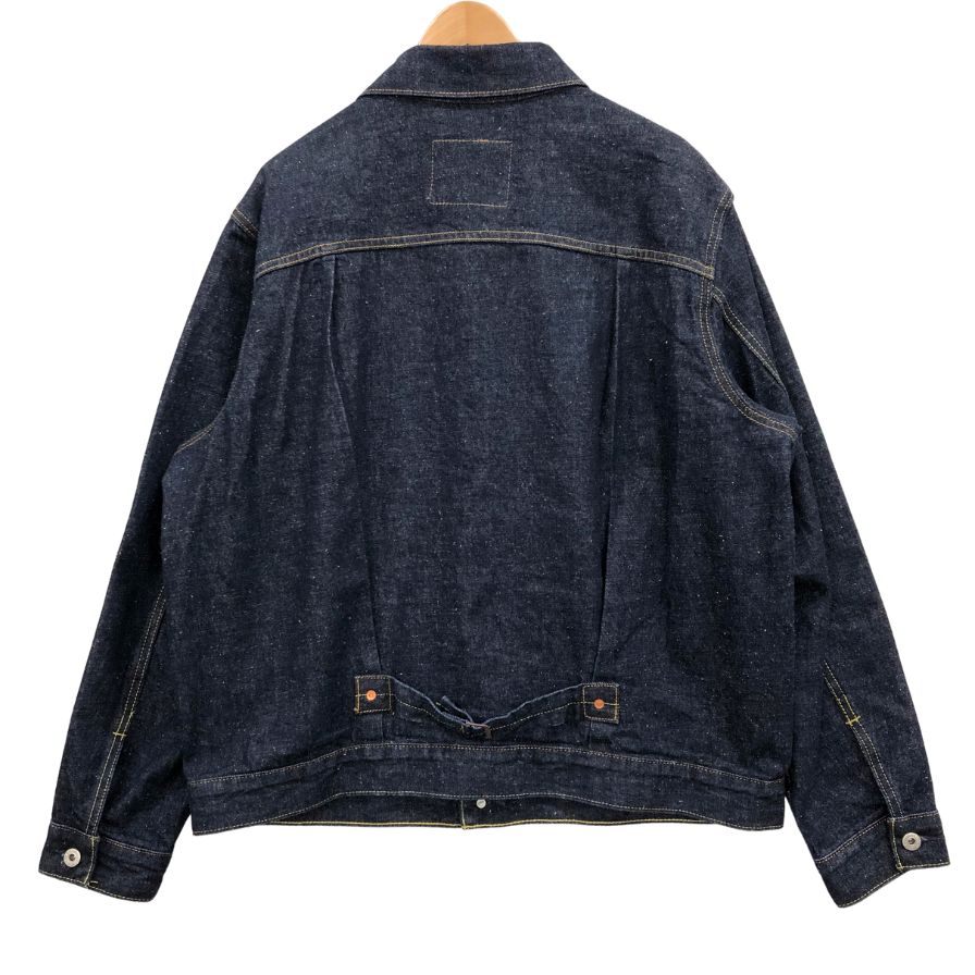極美品◆リーバイス プレミアム デニムジャケット トラッカージャケット A31740002 ファーストタイプ バックバックル ブルー サイズL メンズ Levi's 【AFB7】