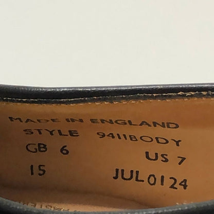 マーク マクナイリー プレーントゥ ブラック サイズ6  MARK MCNAIRY 約25.0cm【AFD8】