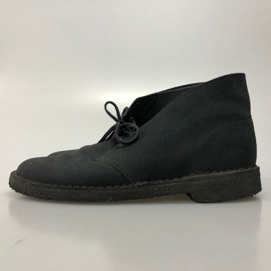 クラークス チャッカブーツ デザート クレープソール ブラック メンズ サイズUK7.5 CLARKS DESERT BOOTS 約26.0cm【AFD7】