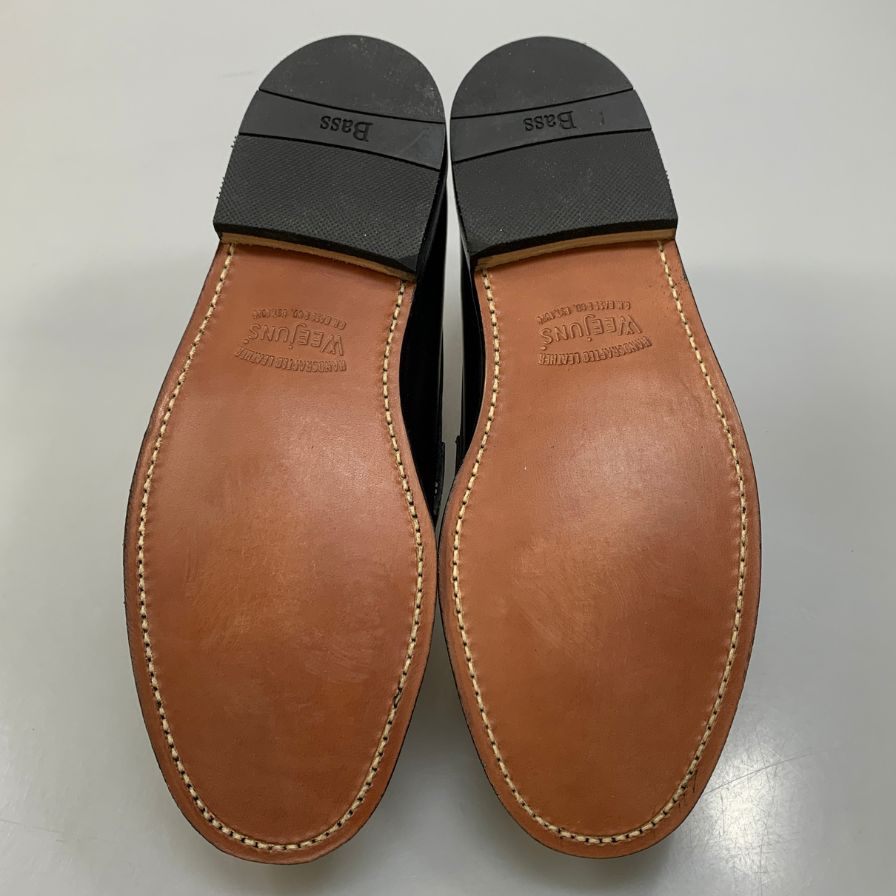 ジーエイチバス ローファー ウィージャンズ ラーソン サイズ9 メンズ ブラック G.H.Bass&Co. WEEJUNS LARSON 約27.0cm【AFD14】