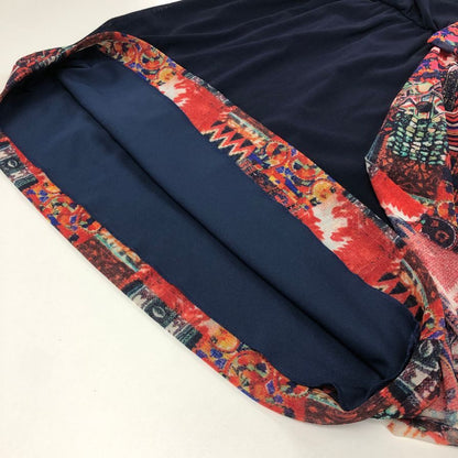 美品◆ヴィヴィアンタム 半袖ワンピース 総柄 レディース サイズ1 VIVIENNE TAM 【AFB6】
