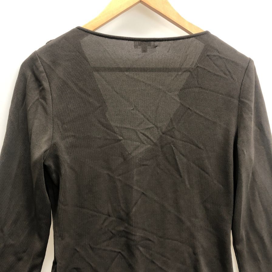 美品◆フォクシーブティック ボレロカーディガン ダークブラウン サイズ40 23544-ANMA141-2 FOXEY BOUTIQUE 【AFB11】