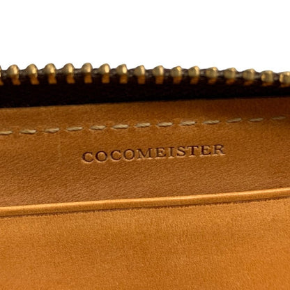 ココマイスター 小銭入れ コインケース ラウンドファスナー ポンテマットーネ ドクトゥス イントレチャート ブラウン COCOMEISTER【AFI8】