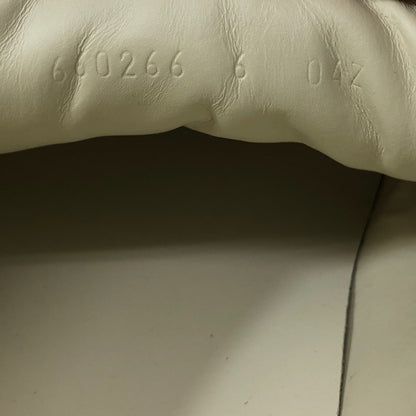 グッチ レザースニーカー インターロッキングG シルバー 660266 レディース サイズ6 GUCCI 約25.0cm【YB2】