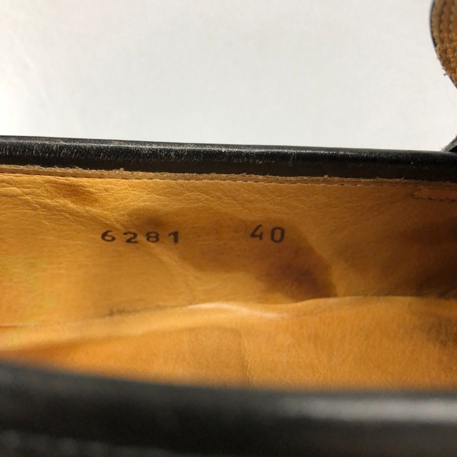 トゥモローランド ヒデタカフカヤ ローファー メンズ ブラック サイズ40 TOMORROWLAND Hidetaka Fukaya 約25.0cm【AFC31】