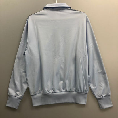 極美品◆アディダス トラックジャケット ファイヤーバード ブルー メンズ サイズS ADIDAS 【AFB4】