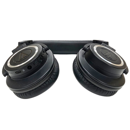 オーディオテクニカ ワイヤレスヘッドフォン  ATH-M50xBT2 Bluetooth ブラック×シルバー AUDIO TECHNICA【AFI28】【中古】