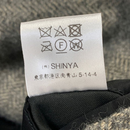 美品◆シンヤオフィシャル ウール テーラード ジャケット グレー メンズ サイズ3 SHINYA OFIFCIAL 【AFB35】