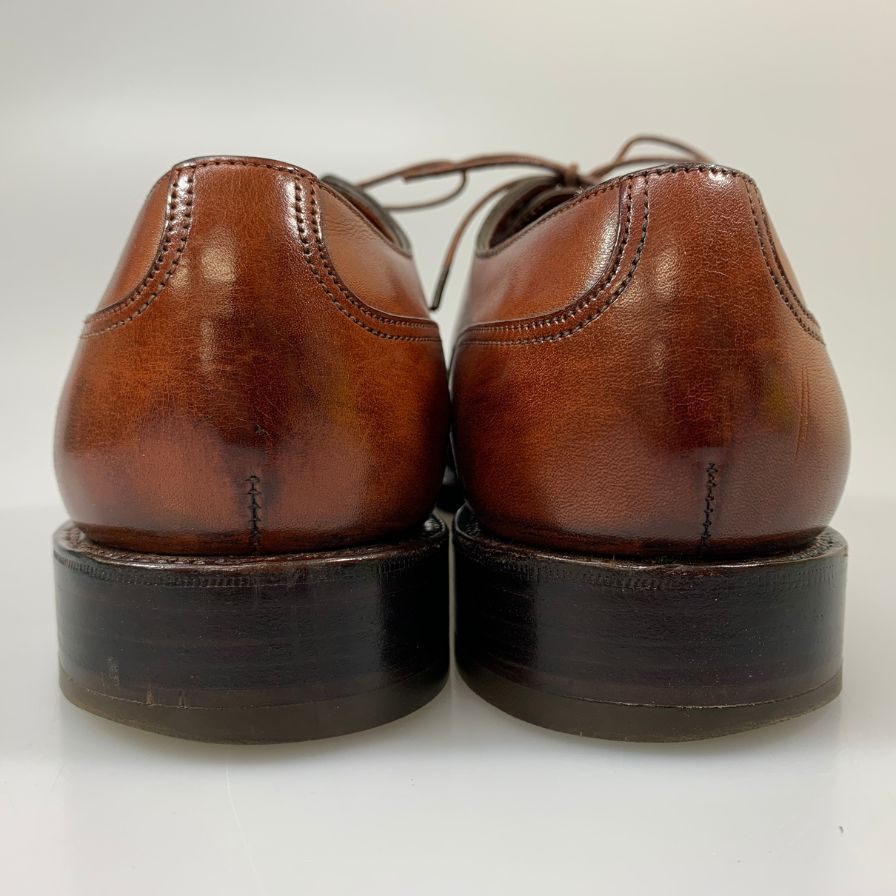 エドワードグリーン ドーバー 旧ロゴ 202ラスト UK5.5 ダークオークアンティーク EDWARD GREEN ビジネスシューズ 約24.5cm【LA】【中古】