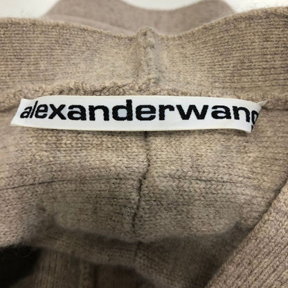 美品◆アレキサンダーワン ニット カーディガン ノースリーブ サイズXS レディース ベージュ系 Alexander Wang 【AFB5】