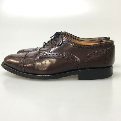 アレンエドモンズ セミブローグ 09087 カーフ ブラウン サイズUS6EEE メンズ Allen Edmonds 約24.0cm【AFC51】