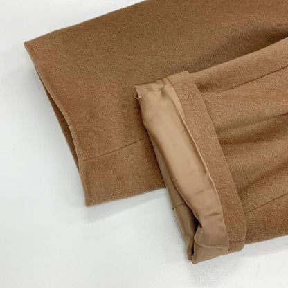 美品◆フォクシー ブティック ロングコート ダブル  カシミア混 レディース サイズF ベージュ FOXEY BOUTIQUE 【AFA19】