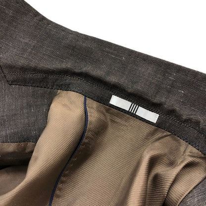 中古◆スーツセレクト ウールリネン テーラードジャケット SLJP1963 ブラウン サイズY5 メンズ SUIT SELECT 【AFB33】