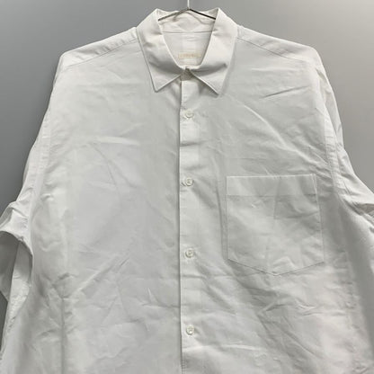 極美品◆コモリ 26AW コモリシャツ ホワイト メンズ サイズ2 E03-02001 COMOLI 【AFB4】