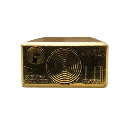 ダンヒル ライター ローラー ブラック ゴールド 不動品 dunhill