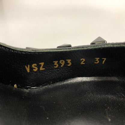ヴァレンティノガラヴァーニ ヒールパンプス ストラップ ロックスタッズ ブラック レディース サイズ37 VALENTINO GARAVANI 約23.5cm【AFC47】