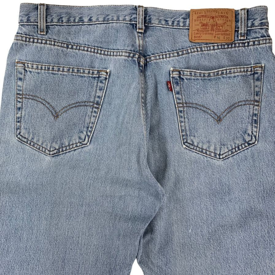 リーバイス デニムパンツ 505 90年代 USA製 ボタン裏110M インディゴ メンズ サイズ W36 L30 LEVI’S 【AFB33】