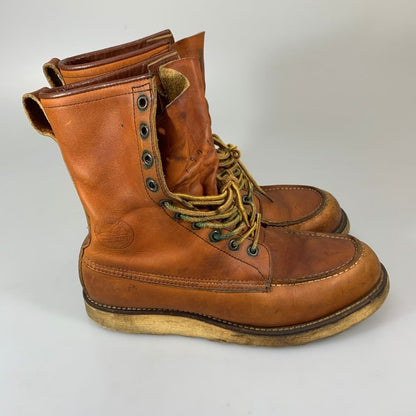 レッドウィング 877 97年製 8インチ クラシックモックトゥブーツ ブラウン メンズ サイズ9D REDWING 約27.0cm【YB2】