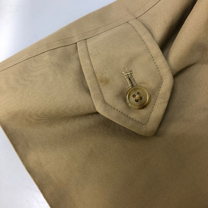 中古◆バーバリー バルカラーコート 旧タグ イングランド製 ベージュ メンズ 表記サイズ160 Burberry 【AFA18】